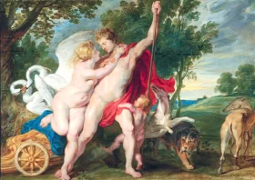 Venus attempting to Keep Adonis from the Hunt by Peter Paul Rubens Venus attempting to Keep Adonis from the Hunt by Peter Paul Rubens