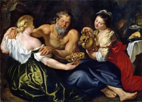 Lot and his Daughters in a Rock Grotto 1610 by Peter Paul Rubens Lot and his Daughters in a Rock Grotto 1610 by Peter Paul Rubens