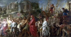 A Roman Triumph 1630 by Peter Paul Rubens A Roman Triumph 1630 by Peter Paul Rubens