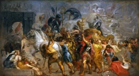 Triumphal Entry of Henri IV in Paris by Peter Paul Rubens Triumphal Entry of Henri IV in Paris by Peter Paul Rubens