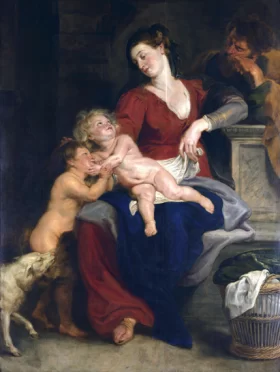 The Holy Family with the Basket by Peter Paul Rubens