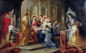 Taxation of the Chasuble to San Ildefonso by Peter Paul Rubens Taxation of the Chasuble to San Ildefonso by Peter Paul Rubens