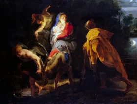 The Flight Into Egypt 1614 by Peter Paul Rubens The Flight Into Egypt 1614 by Peter Paul Rubens