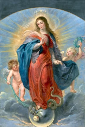 The Immaculate Conception by Peter Paul Rubens The Immaculate Conception by Peter Paul Rubens