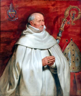 Abbot of Sint-Michiel's Abbey in Antwerp 1624 by Peter Paul Rubens