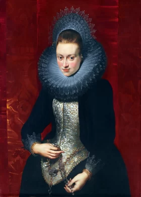 Portrait of a young woman with a Rosary by Peter Paul Rubens