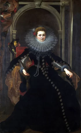 Portrait of the Marchesa Veronica 1606 by Peter Paul Rubens