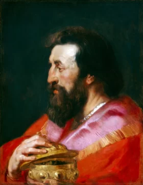 Head of One of the Three Kings- Melchior, the Assyrian King 1618 by Peter Paul Rubens