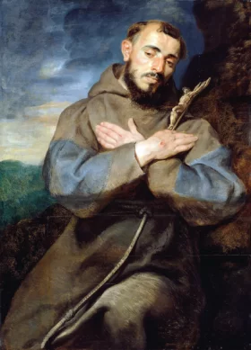 Saint Francis 1615 by Peter Paul Rubens