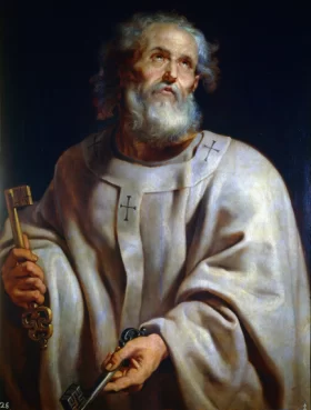 Saint Peter As Pope by Peter Paul Rubens