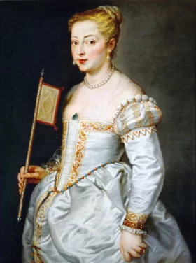 Girl with Fan by Peter Paul Rubens Girl with Fan by Peter Paul Rubens