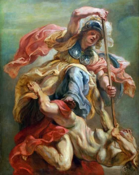 Minerva Slaying Discord by Peter Paul Rubens Minerva Slaying Discord by Peter Paul Rubens