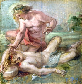 Jacinto's death by Peter Paul Rubens