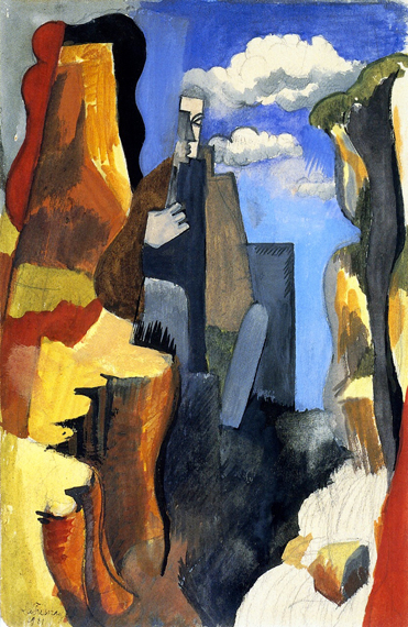 L’Apparition devant les rochers de Grasse by Roger Fresnaye, oil painting reproduction on canvas L'Apparition devant les rochers de Grasse by Roger Fresnaye
