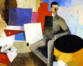 Seated Man by Roger Fresnaye Seated Man by Roger Fresnaye