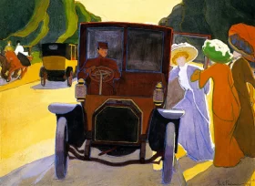 Alley of Acacias in the Bois de Boulogne by Roger Fresnaye