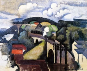 The Meulan Viaduct by Roger Fresnaye The Meulan Viaduct by Roger Fresnaye