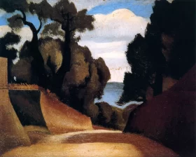 Entrance to the La Fresnaye Villa in Grasse by Roger Fresnaye Entrance to the La Fresnaye Villa in Grasse by Roger Fresnaye