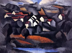 Landscape at Ferte-Sous Jouarre by Roger Fresnaye Landscape at Ferte-Sous Jouarre by Roger Fresnaye