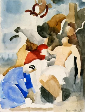 Saint Sebastian Healed by the Holy Women by Roger Fresnaye