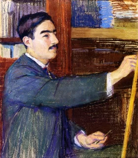 Georges de Mire at the Easel by Roger Fresnaye Georges de Mire at the Easel by Roger Fresnaye
