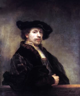 Self-portrait at 34 1640 by Rembrandt