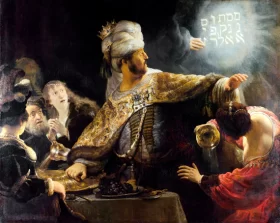 Feast of Belshazzar by Rembrandt Feast of Belshazzar by Rembrandt