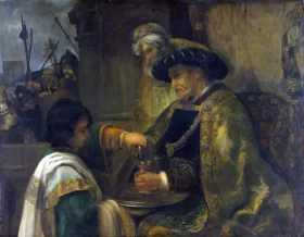 Pilate Washing his Hands by Rembrandt Pilate Washing his Hands by Rembrandt