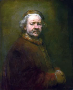 Self-portrait 1669 by Rembrandt Self-portrait 1669 by Rembrandt