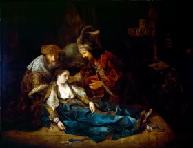 The Death of Lucretia 1640 by Rembrandt The Death of Lucretia 1640 by Rembrandt