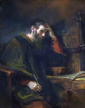 The Apostle Paul 1657 by Rembrandt