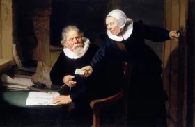Jan Rijcksen and his Wife, Griet Jans 1633 by Rembrandt