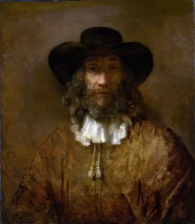 Man with a Beard by Rembrandt