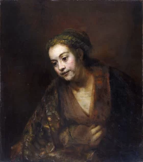 Portrait of Hendrickje Stoffels by Rembrandt