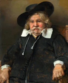 An Elderly Man 1667 by Rembrandt