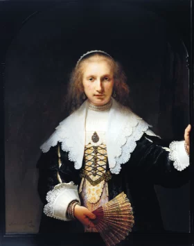 Agatha Bas 1641 by Rembrandt