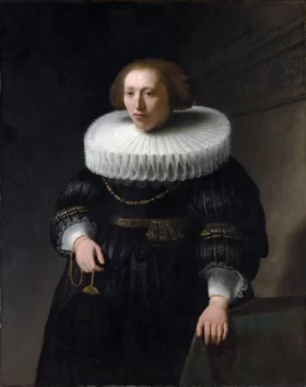 Portrait of a woman, possibly a member of the Beresteyn family 1632 by Rembrandt