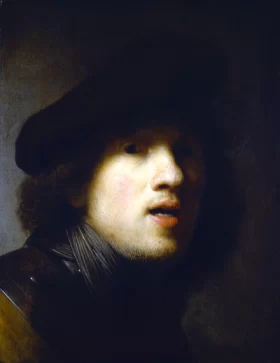 Self-portrait 1629 by Rembrandt Self-portrait 1629 by Rembrandt