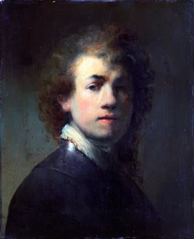 Self-portrait with gorget 1629 by Rembrandt Self-portrait with gorget 1629 by Rembrandt