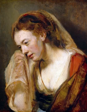 A Weeping Woman by Rembrandt