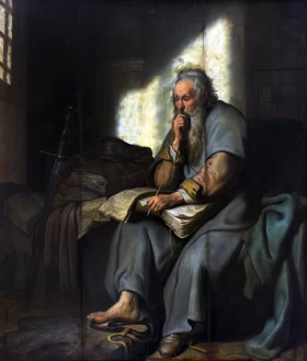 St. Paul in Prison 1627 by Rembrandt St. Paul in Prison 1627 by Rembrandt