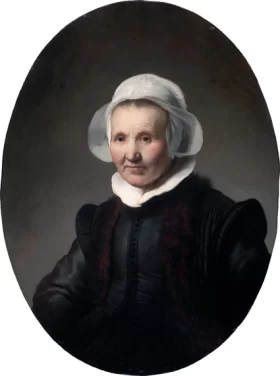 Portrait of a 62-year-old Woman 1632 by Rembrandt