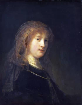 Saskia van Uylenburgh, the Wife of the Artist by Rembrandt Saskia van Uylenburgh, the Wife of the Artist by Rembrandt