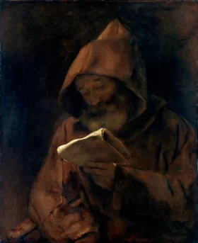 Franciscan Monk Reading 1661 by Rembrandt Franciscan Monk Reading 1661 by Rembrandt