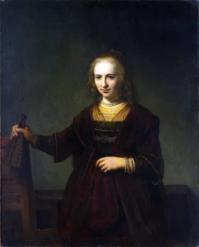 Portrait of a Woman by Rembrandt Portrait of a Woman by Rembrandt