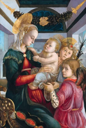 Madonna and Child with Angels by Sandro Botticelli Madonna and Child with Angels by Sandro Botticelli