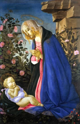 Madonna in front of a sleeping Christ 1485 by Sandro Botticelli Madonna in front of a sleeping Christ 1485 by Sandro Botticelli