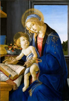 The Virgin and Child (The Madonna of the Book) by Sandro Botticelli The Virgin and Child (The Madonna of the Book) by Sandro Botticelli