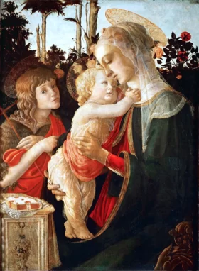 Virgin and Child with Young St John the Baptist by Sandro Botticelli Virgin and Child with Young St John the Baptist by Sandro Botticelli