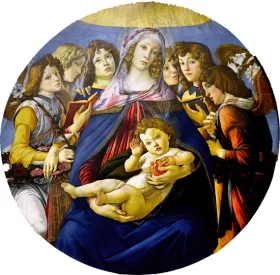 Madonna of the Pomegranate by Sandro Botticelli